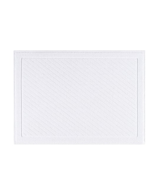 Host & Home Cotton Bath Rug, Stylish Textured Woven Design, Slip Resistant Backing, 5 Color Options, 17x24