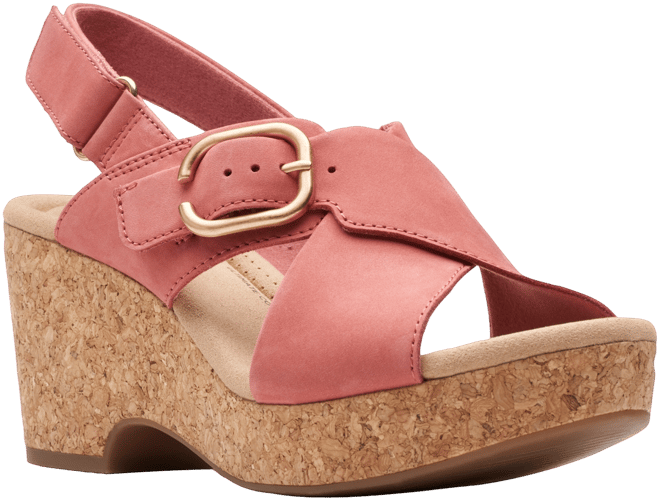 Clarks Women's Rose Erin Woven-Strap Wedge Sandals - Macy's