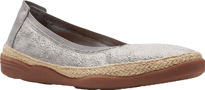 Women's Elaina Rae Textured Jute-Trim Flats