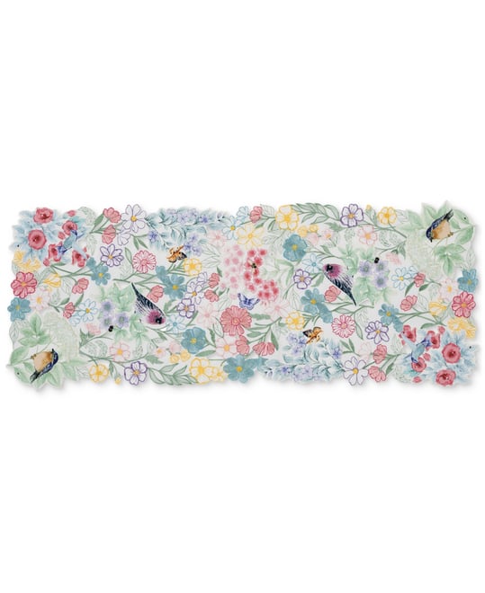 Butterfly Meadow Flutter Cutwork Centerpiece