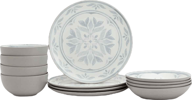 Carrara 12 Pc. Dinnerware Set, Service for 4