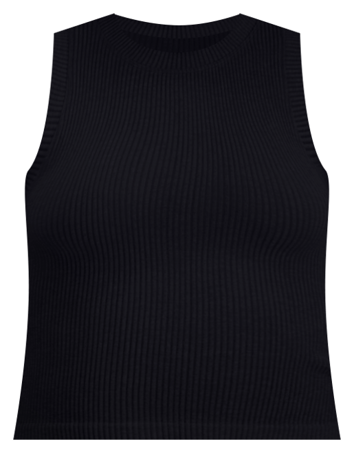 Hippie Rose Juniors' Seamless Crewneck Ribbed Tank