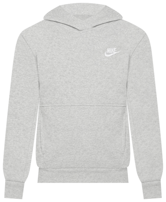 Nike Sportswear Club Fleece Sudadera con gorro sin cierre para niños talla grande