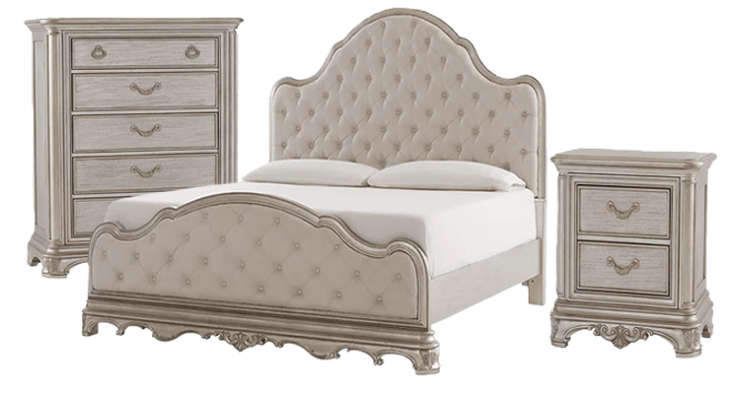 Closeout! Nicosa Bedroom 3pc Set (King Bed, Chest, Nightstand), Created for Macy's