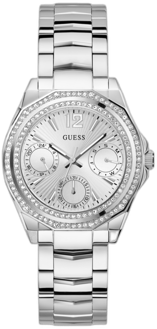 Women's Analog Silver-Tone Stainless Steel Watch 36mm