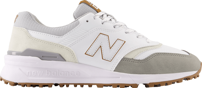 New Balance 997 SL Golf Shoes White/Grey - Carl's Golfland