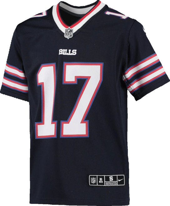 Big Boys  Josh Allen Navy Buffalo Bills Inverted Team Game Jersey