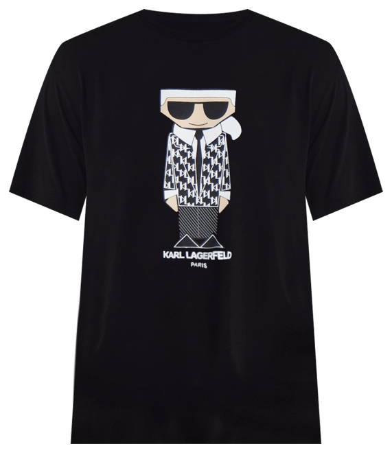 KARL LAGERFELD PARIS Men's Flat-Head Karl Graphic T-Shirt