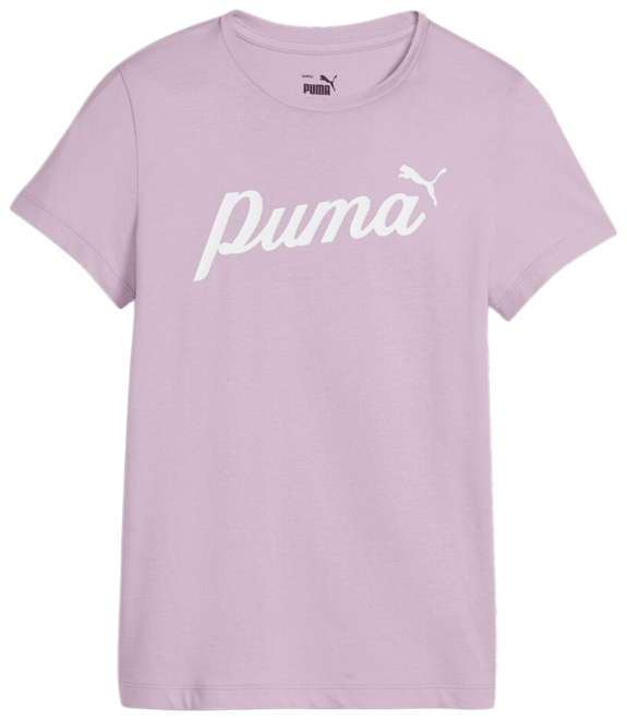 PUMA ESS+ Script Big T-Shirt, Kids