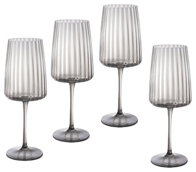 Modern Ap Wine Glasses, Set of 4