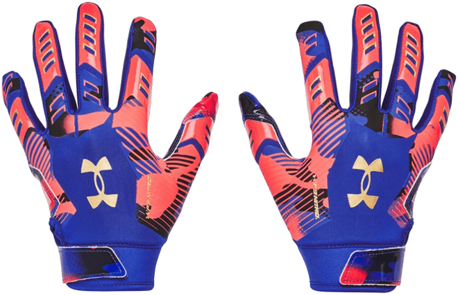 Under Armour 2024 Youth F9 Nitro USA Novelty Football Gloves