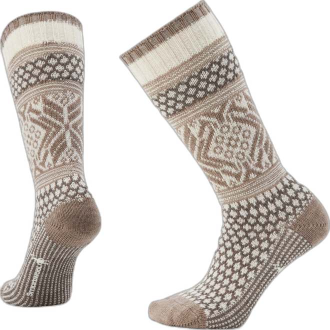 SmartWool Women's Everyday Popcorn Snowflake Pattern Crew Socks