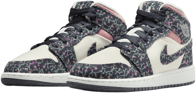 Air Jordan 1 Mid SE Big Kids' Shoes