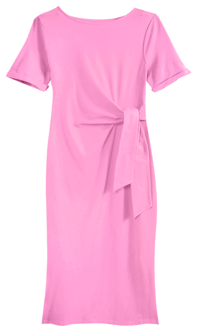 Trendy Plus Size Side-Tie Knit Midi Dress, Created for Macy's