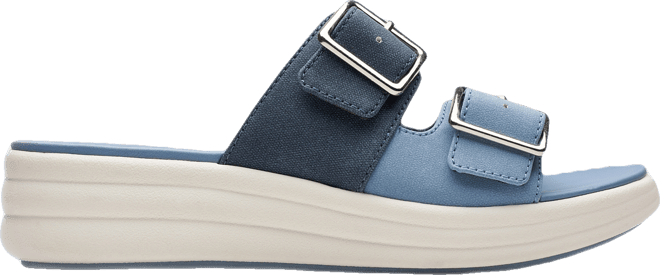 Women's Drift Buckle Slip-On Slide Wedge Sandals