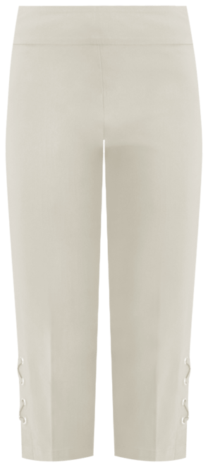 Petite Side-Lace-Up Capri Pants, Created for Macy's