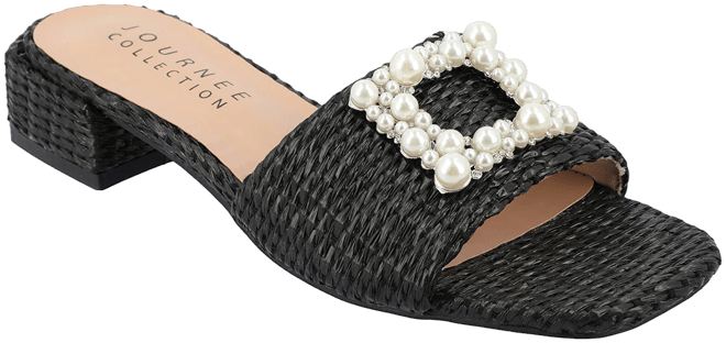 Journee Collection Womens Justina Heeled Sandals