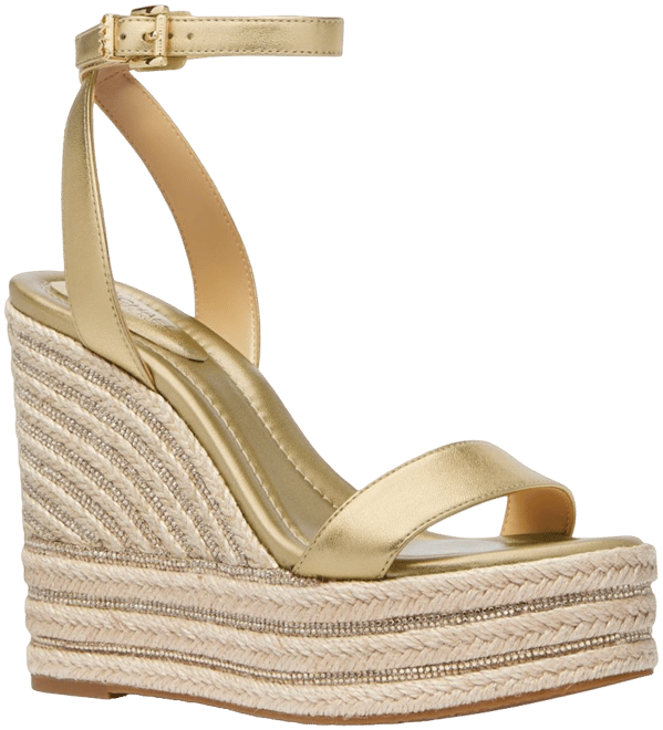 Michael michael kors demi platform best sale wedge sandals