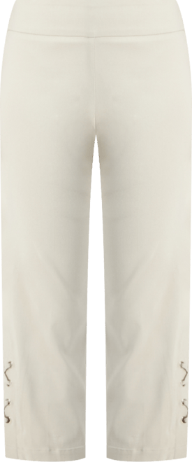 Women's Side Lace-Up Pull-On Capri Pants, Created for Macy's