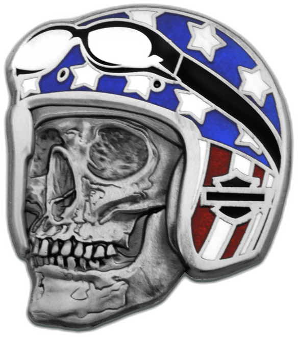 Skull Flag Pin