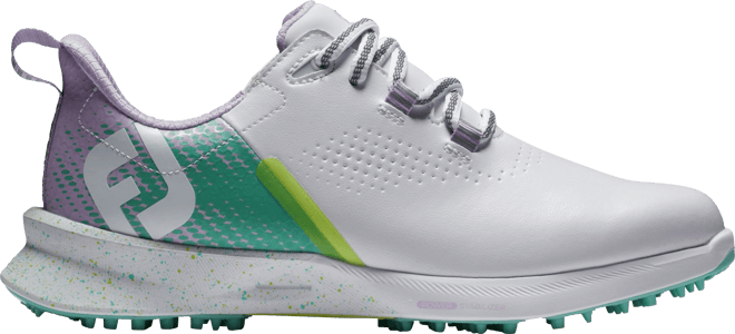 FootJoy Women's Fuel Golf Shoes White/Green 90684 - Carl's Golfland