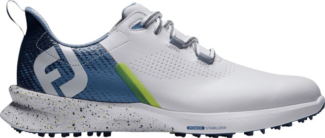 FootJoy Fuel Golf Shoes White/Blue 55429 - Carl's Golfland