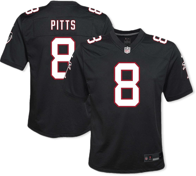 Big Boys Kyle Pitts Atlanta Falcons Game Jersey