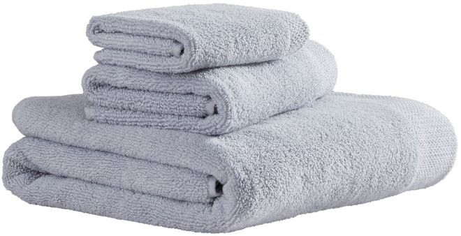 Entwine Solid Cotton Terry 3-Piece Towel Set
