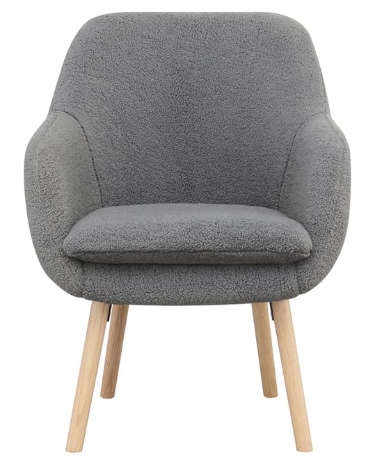 25.25" Sherpa Charlotte Accent Chair