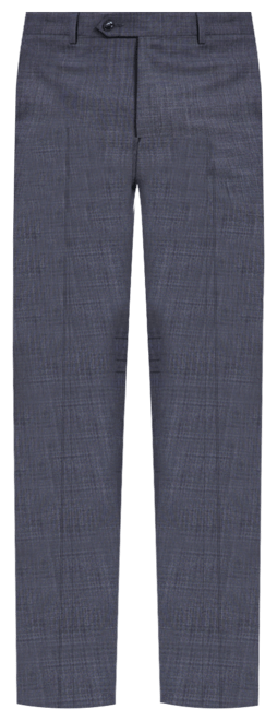 Men's Classic-Fit Wool-Blend Stretch Solid Suit Separates Pant