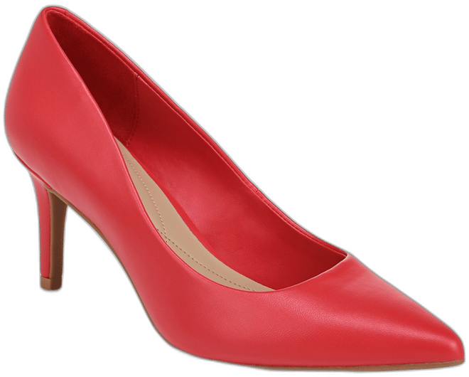 Macy's red heels store shoes