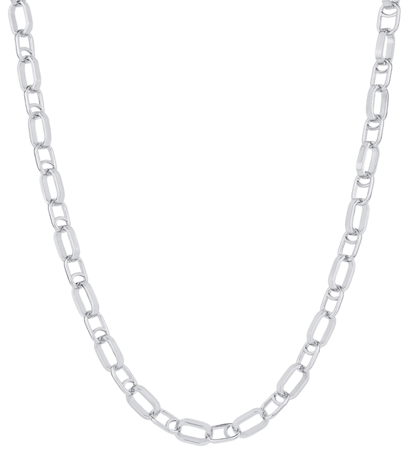 18K Gold Plated or Silver Plated Link Chain Necklace