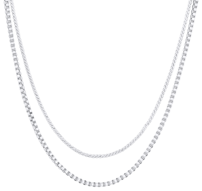 18K Gold Plated or Silver Plated Layered Necklace