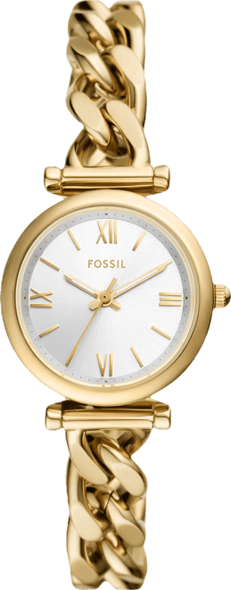 Women's Carlie Three-Hand Gold-Tone Stainless Steel Watch 28mm