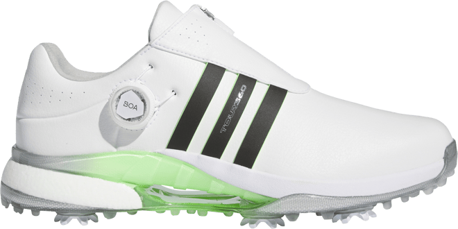 adidas Tour360 24 BOA BOOST Golf Shoes White/Black/Green
