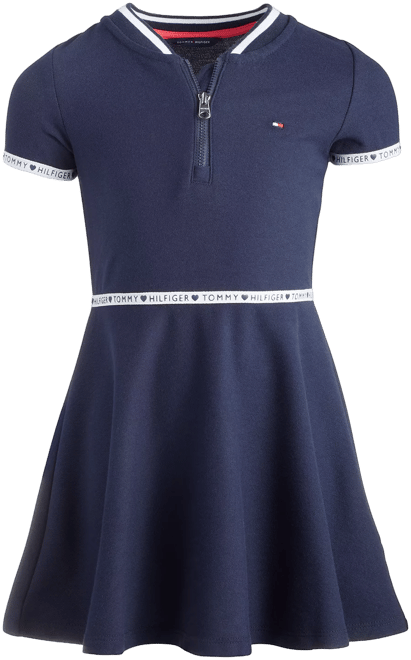 Big Girls Quarter Zip Dress
