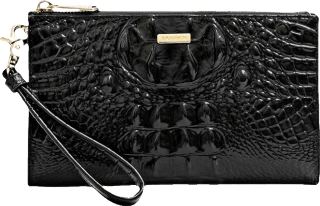 Daisy Leather Melbourne Wristlet