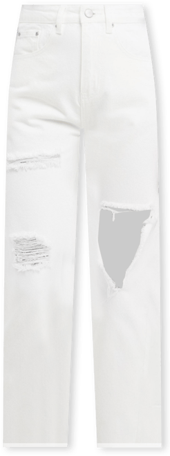 Women's Destroyed Mom Jeans