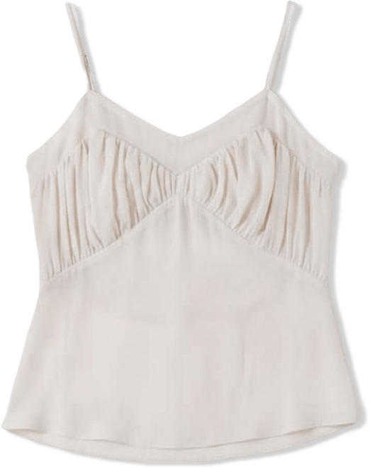 Women's Sheer Insertion Cami Top