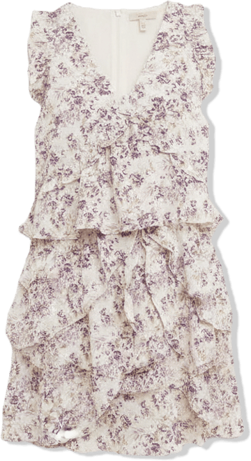 Women's Multi Ruffled Layered Mini Dress