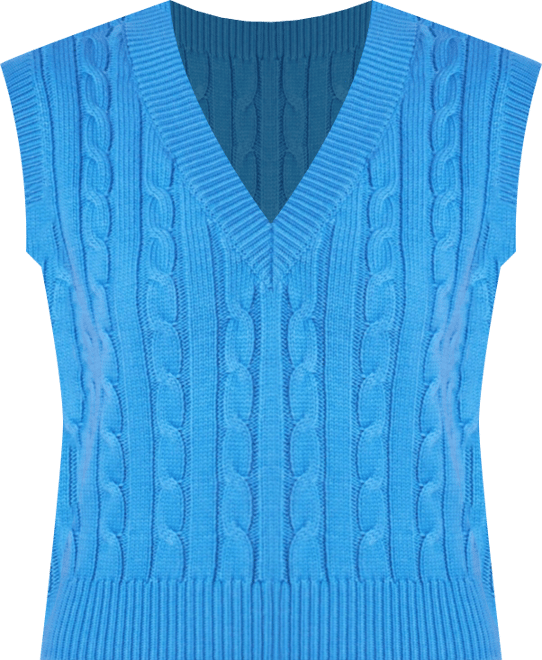 Women's Cable Knit Chunky Vest