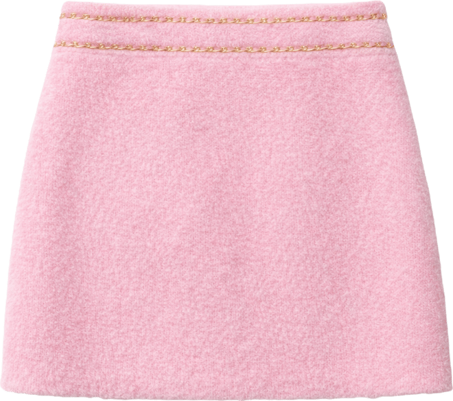 Women's Chain-Trimmed Mini Skirt