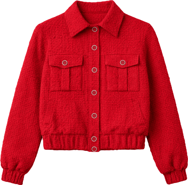 Women's Double Pocket Tweed Jacket