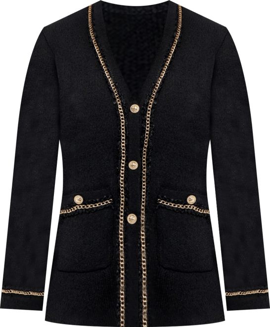 Women's Chain Trim Cardigan
