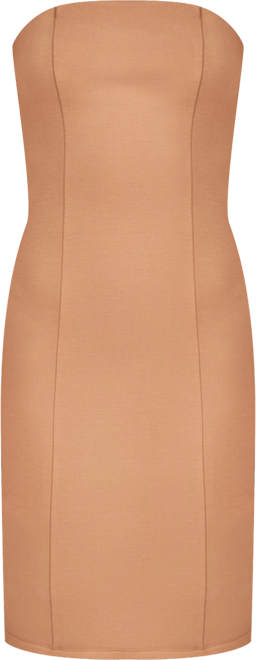 Women's Scuba Strapless Mini Dress