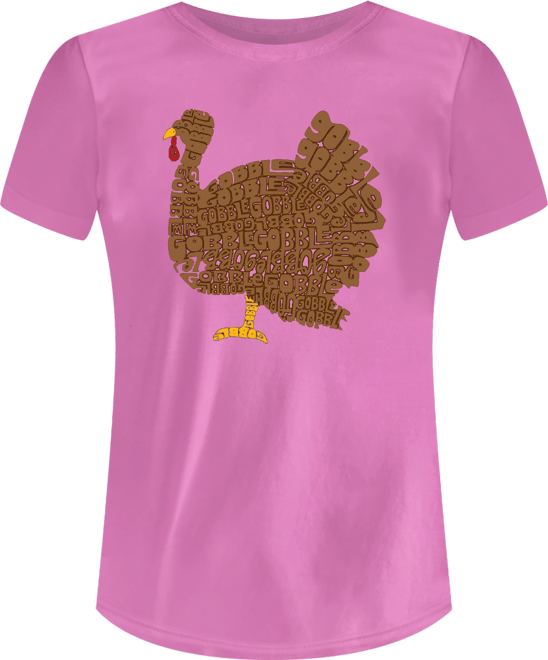 Women's Thanksgiving Word Art Short Sleeve T-shirt