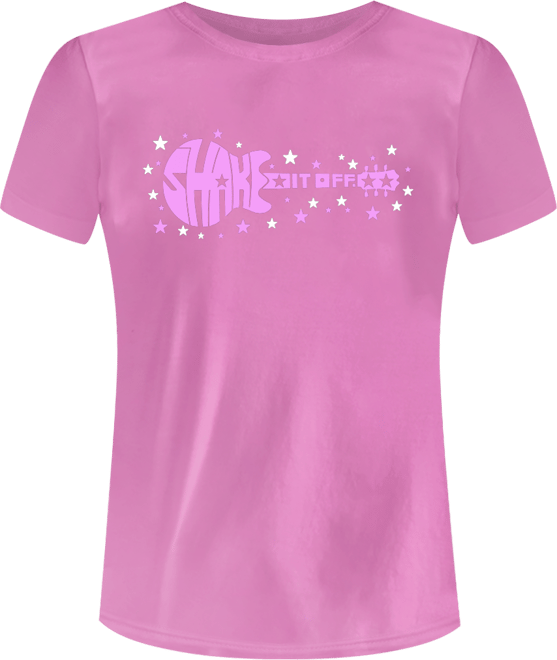 Women's Shake It Off Word Art Short Sleeve T-shirt