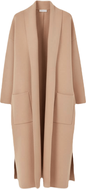 Women's Shawl Collar Oversize Long Cardigan