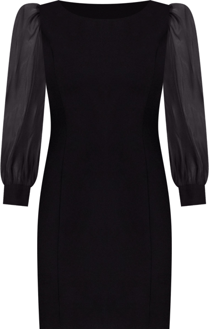 Women's Organza Blouson Mini Dress