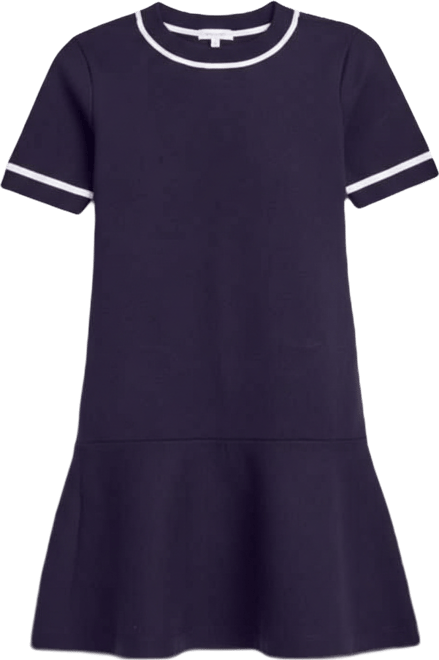 Women's Knit Contrast Mini Dress